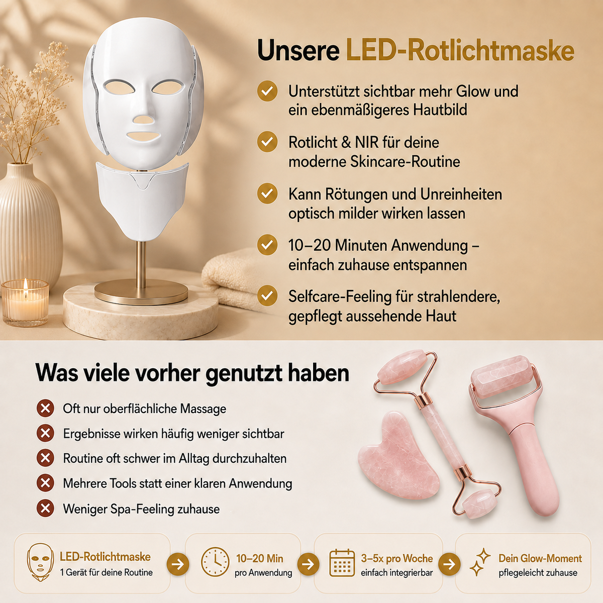 Zymera GlowMask – Licht, das unter die Haut geht